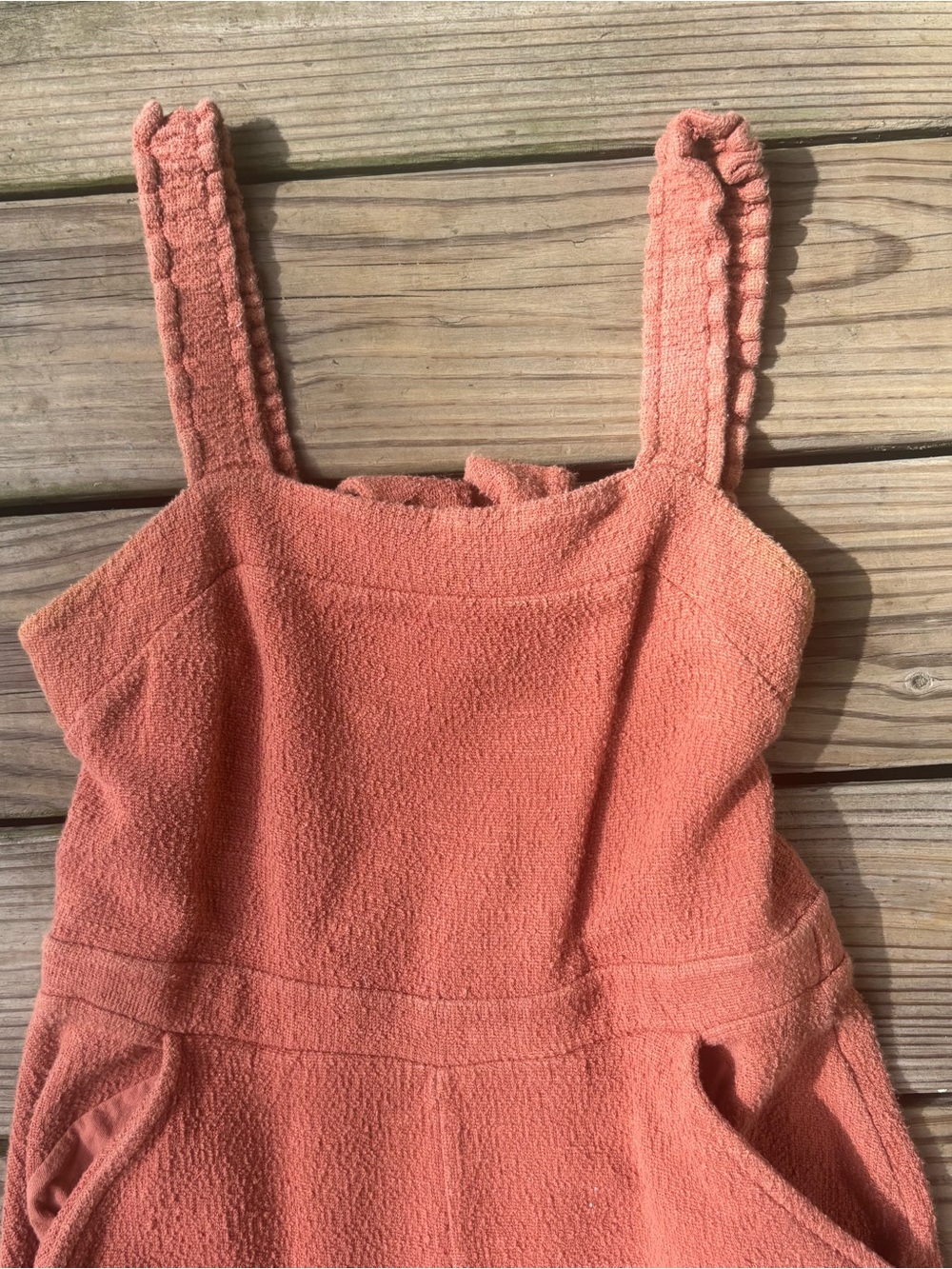 Madewell Texture & Thread Ruffle-Strap Jumpsuit - Picture 4 of 4
